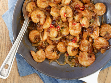 Chili Shrimp Stir Fry