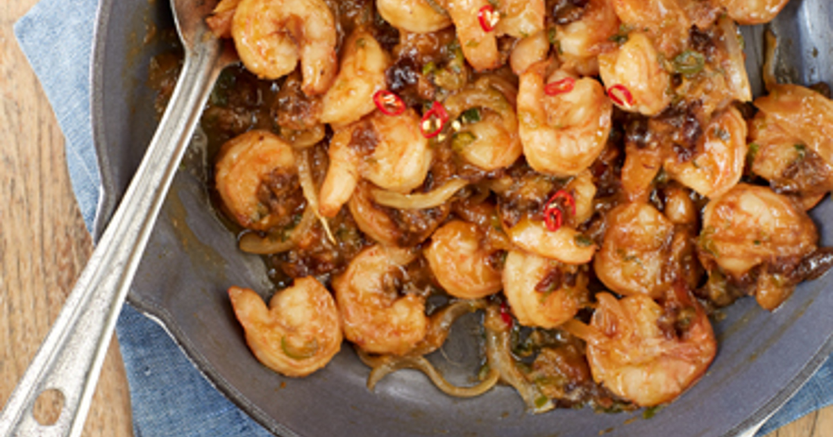 Chili Shrimp Stir Fry