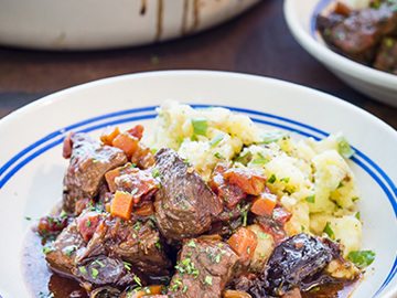 Slow Cooked Beef Stew with Prunes