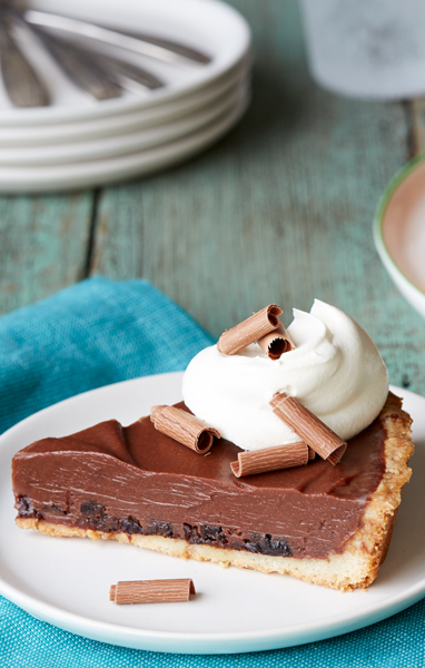 Chocolate Prune Tart