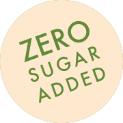 Graphic with text zero sugar added