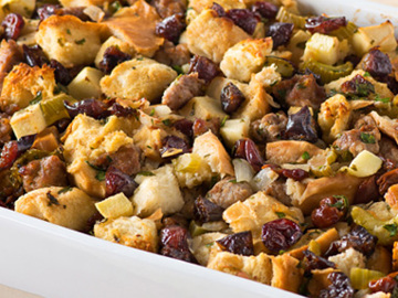 Sausage, Apple, Cherry and Prune Stuffing