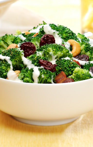 Broccoli, Bacon and Cherry Salad