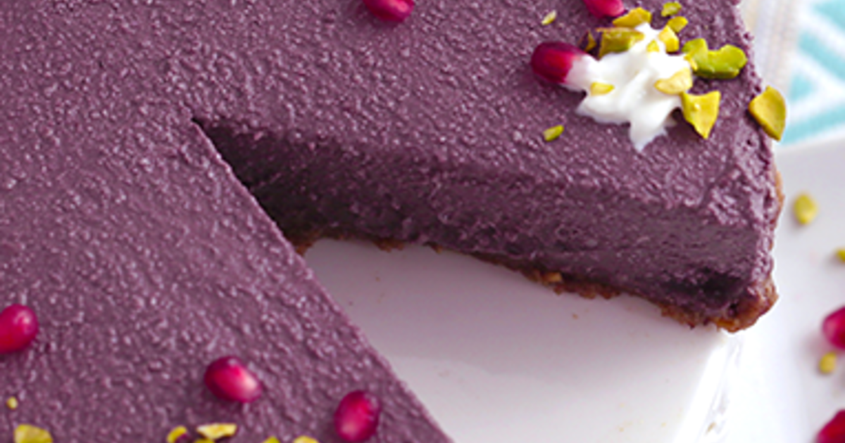Acai and Dates Cheesecake Recipe | Sunsweet Growers
