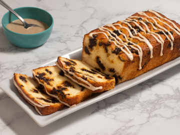 Prune Cinnamon Swirl Bread with Cinnamon Icing