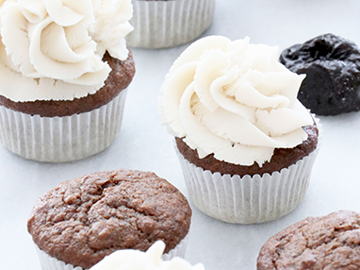 Chocolate Prune Cupcakes