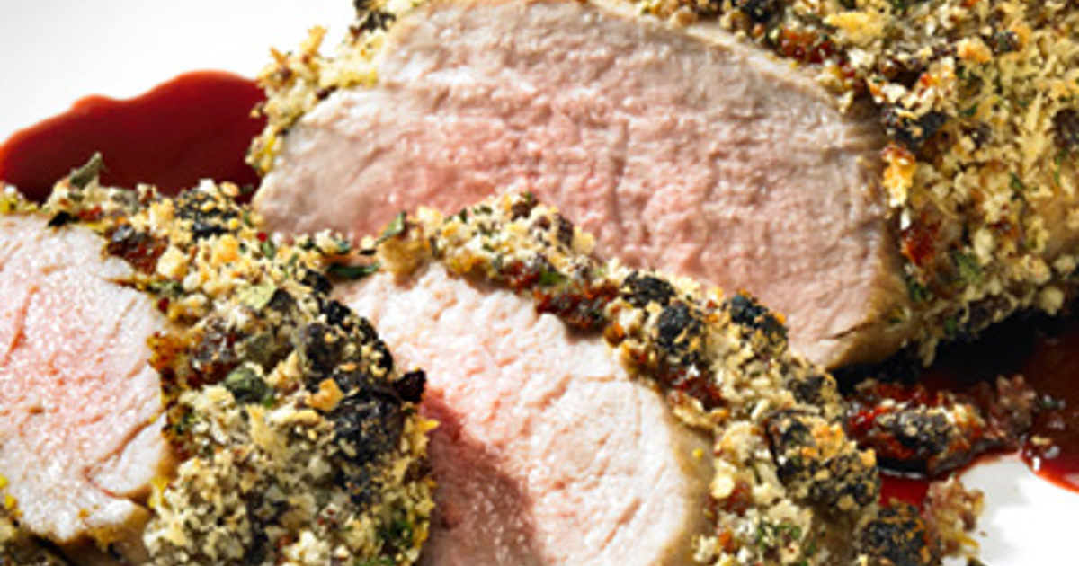 Herb-Crusted Pork Tenderloin Recipe | Sunsweet Growers