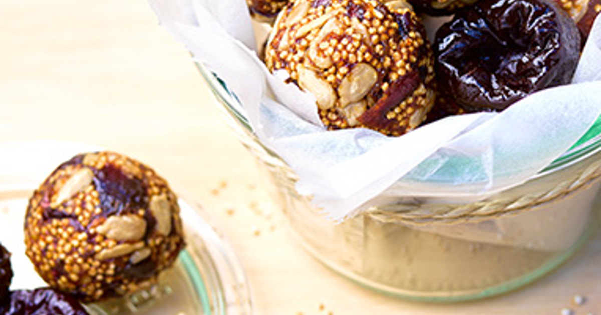 Quinoa Energy Balls with Prunes Recipe | Sunsweet Growers