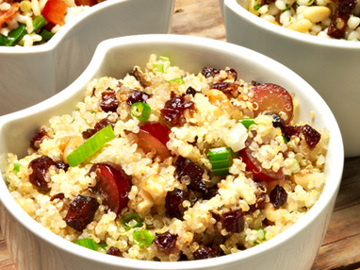 Quinoa, Grape and Prune Salad