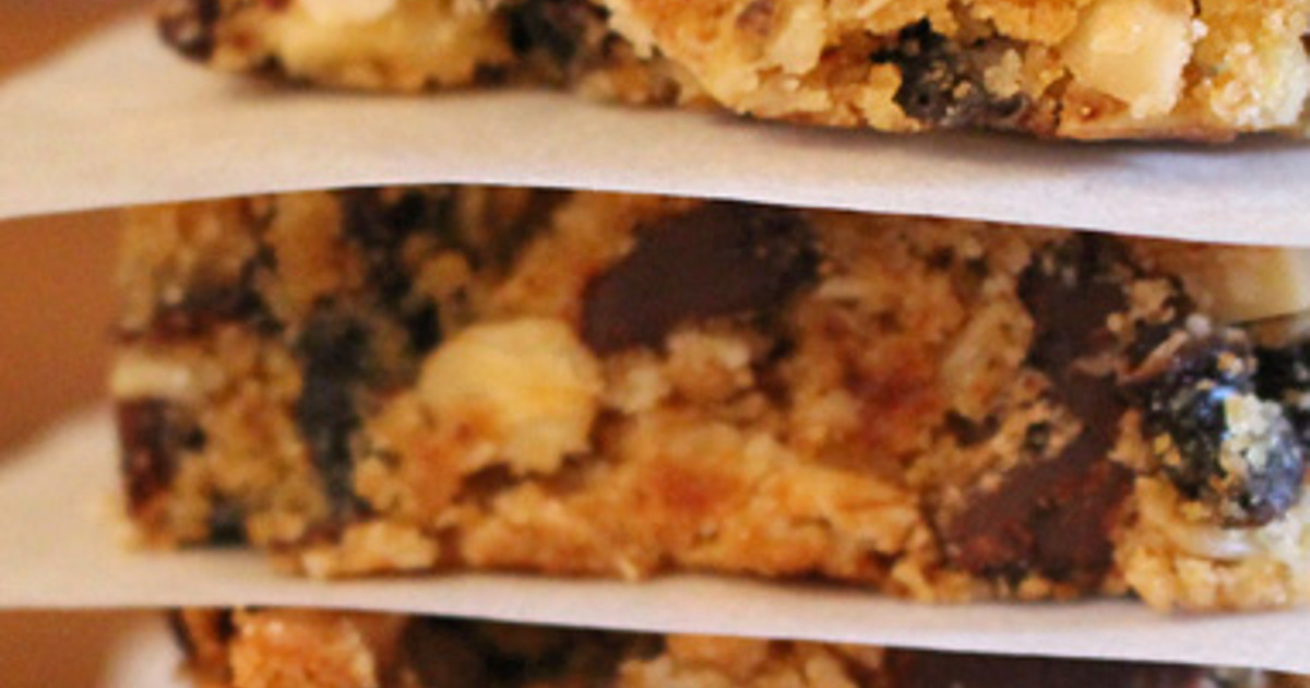 Coconut-Chocolate Prune Bars