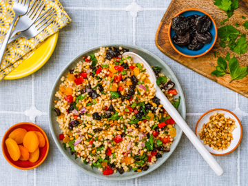 Pearl Couscous and Dried Fruit Salad