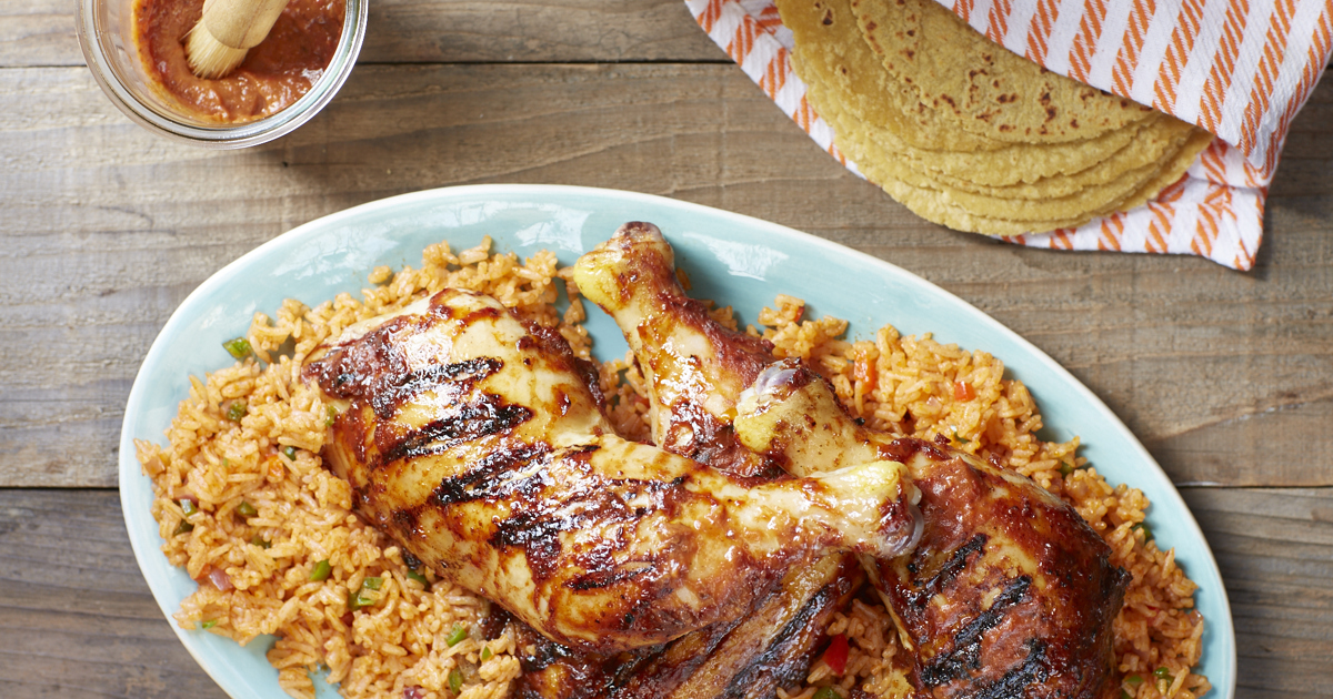 Grilled Chicken with Chipotle Barbecue Glaze