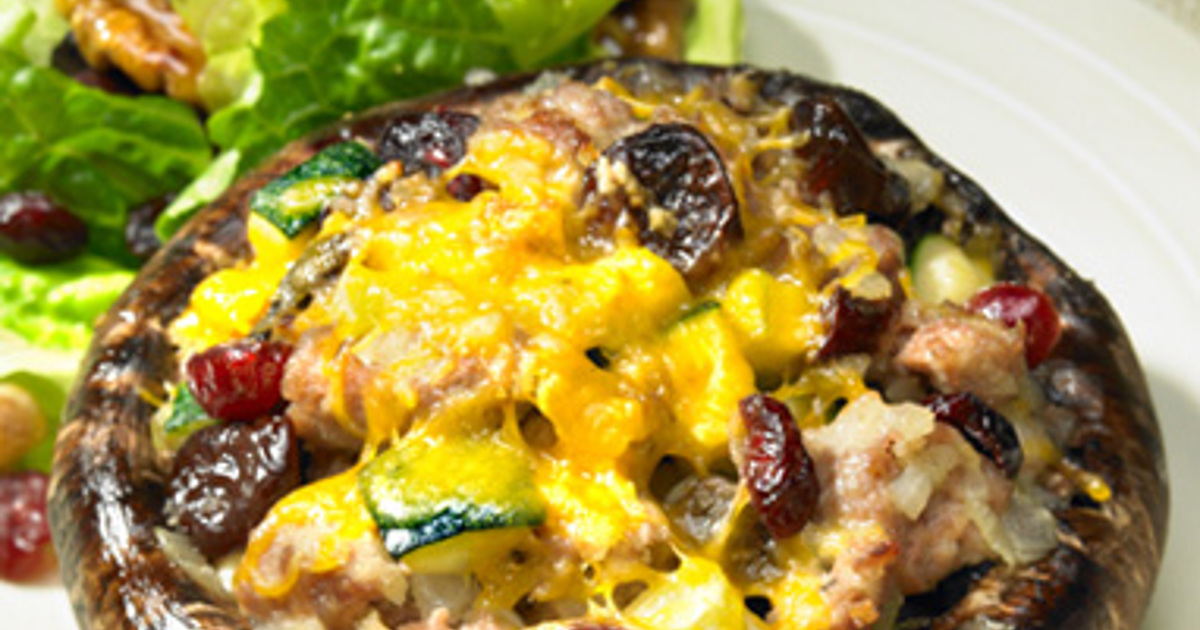 Vegetarian Stuffed Portobello Mushrooms | Sunsweet Growers