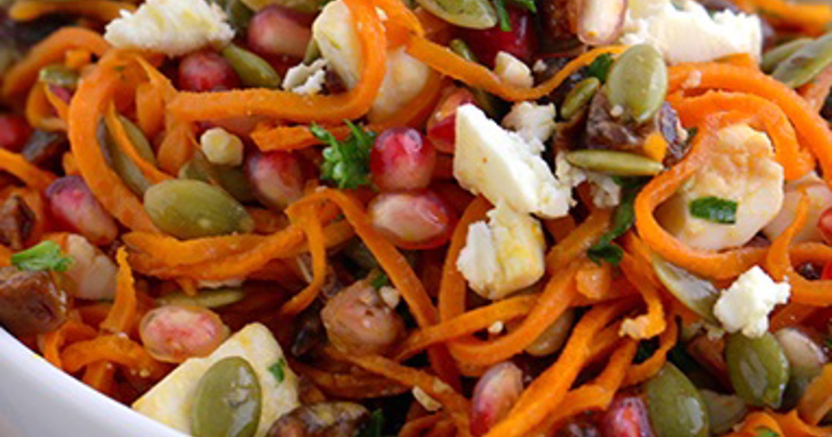 Pomegranate & Date Sweet Potato Salad | Sunsweet Growers