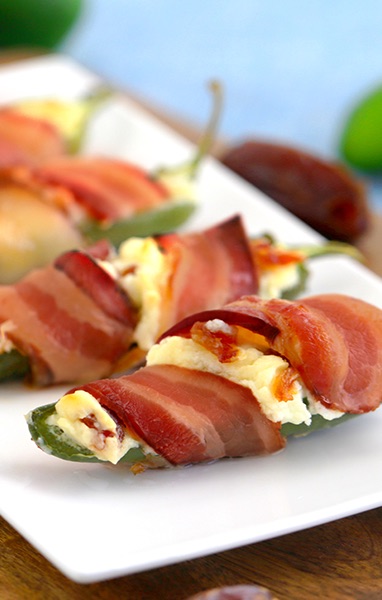 Bacon Wrapped Pepper Poppers