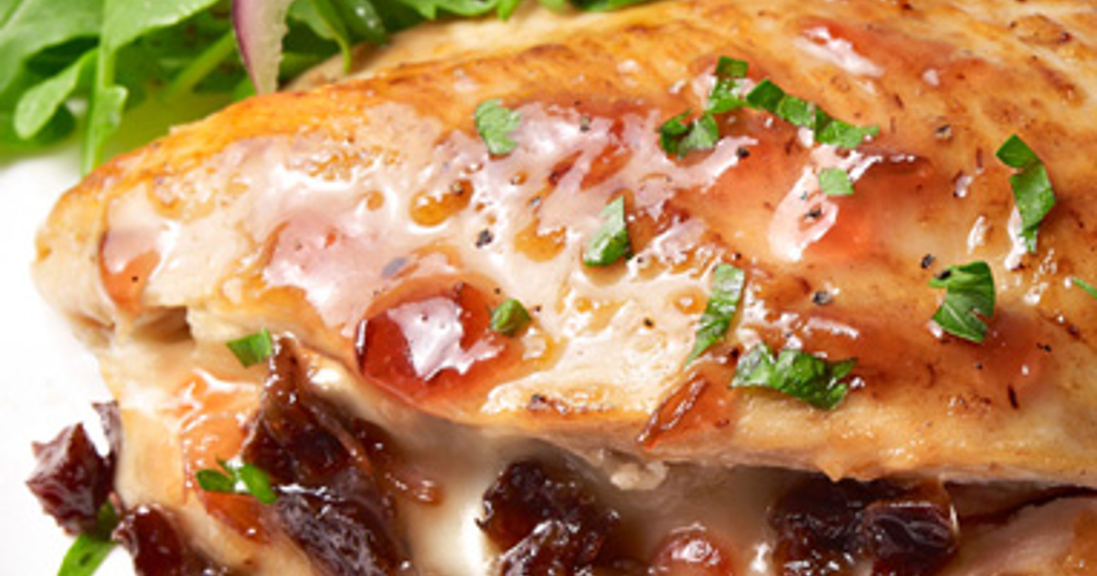 Plum and Brie Stuffed Chicken Recipe | Sunsweet Growers