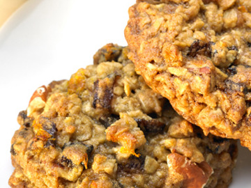 Orange Oat Cookies
