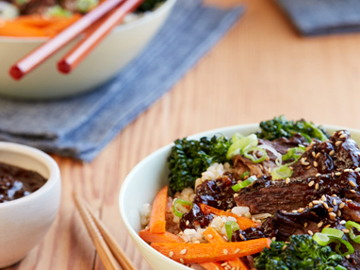 Teriyaki Steak Rice Bowls