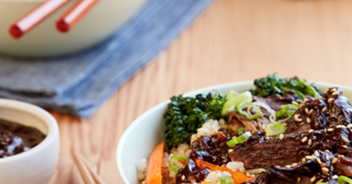 Teriyaki Steak Rice Bowls Recipe | Sunsweet Growers