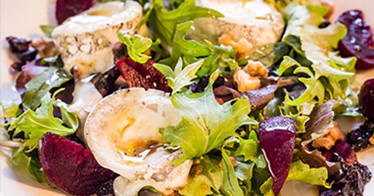 Warm Goat Cheese and Prune Salad Recipe | Sunsweet Growers