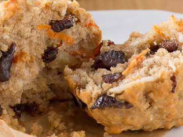 Tropical Carrot Muffins