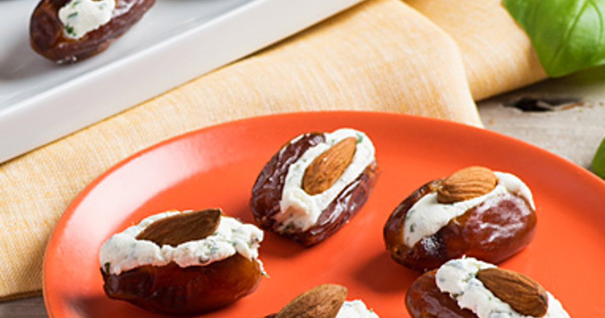 Simple Cheese Stuffed Dates Recipe | Sunsweet Growers