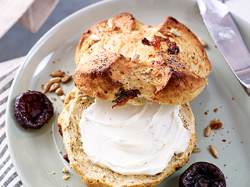 Sweet Breakfast Rolls with Prunes, Nuts and Seeds