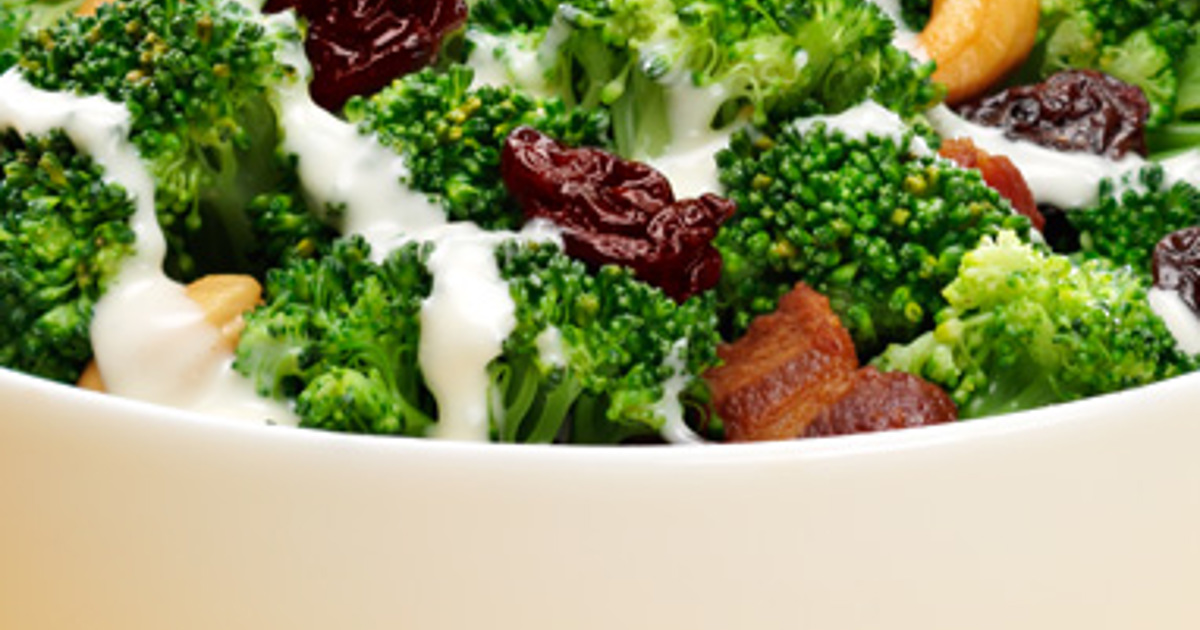 Broccoli Bacon and Cherry Salad Recipe | Sunsweet Growers