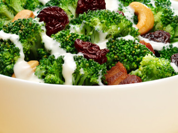 Broccoli, Bacon and Cherry Salad