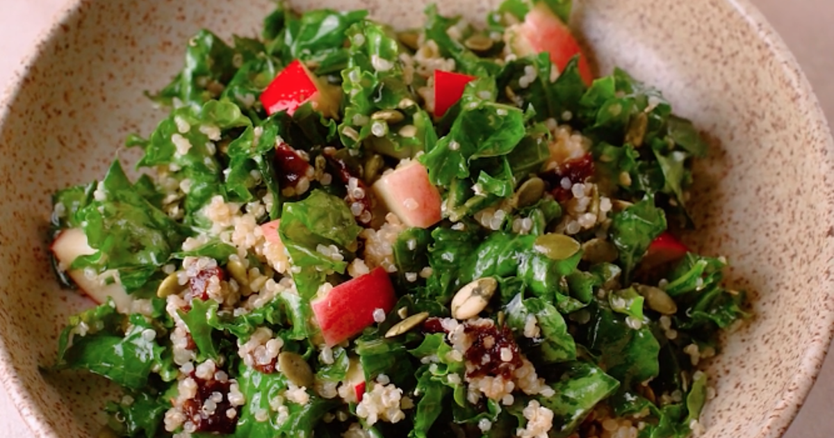 Savory Quinoa Salad with Prunes &amp; Apple