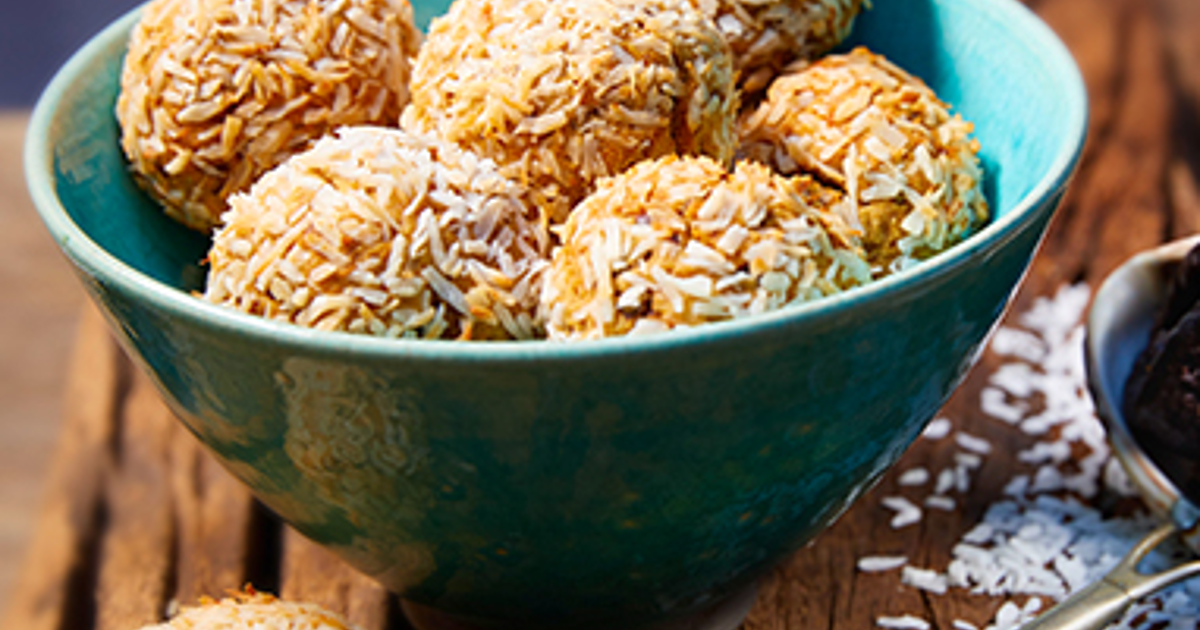 Fruity Coconut and Coffee-Flavored Balls