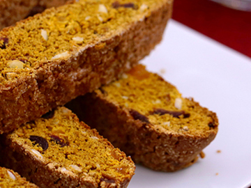 DRIED FRUIT & PUMPKIN BISCOTTI