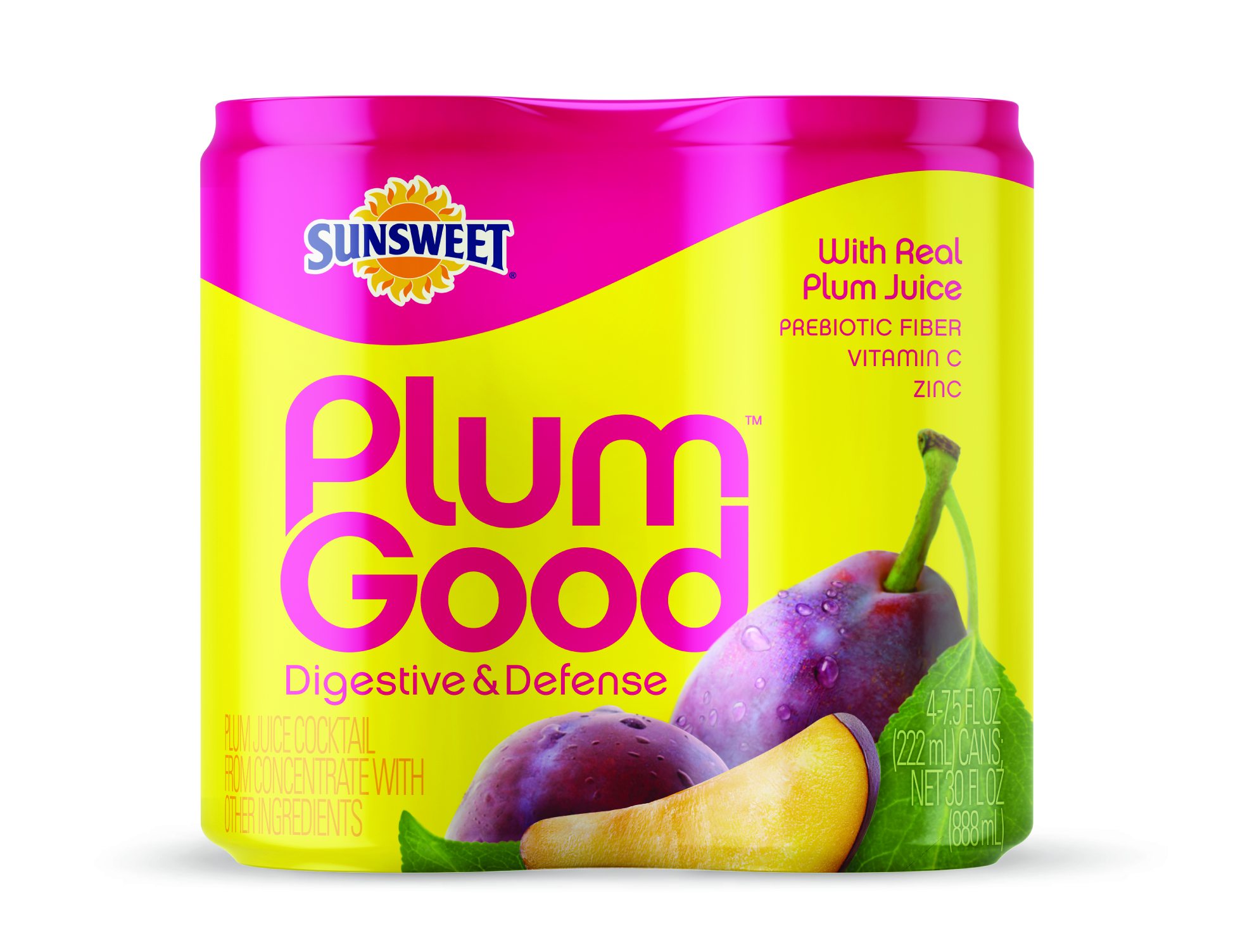 Sunsweet PlumGood Juice 4pk/7.5oz Cans